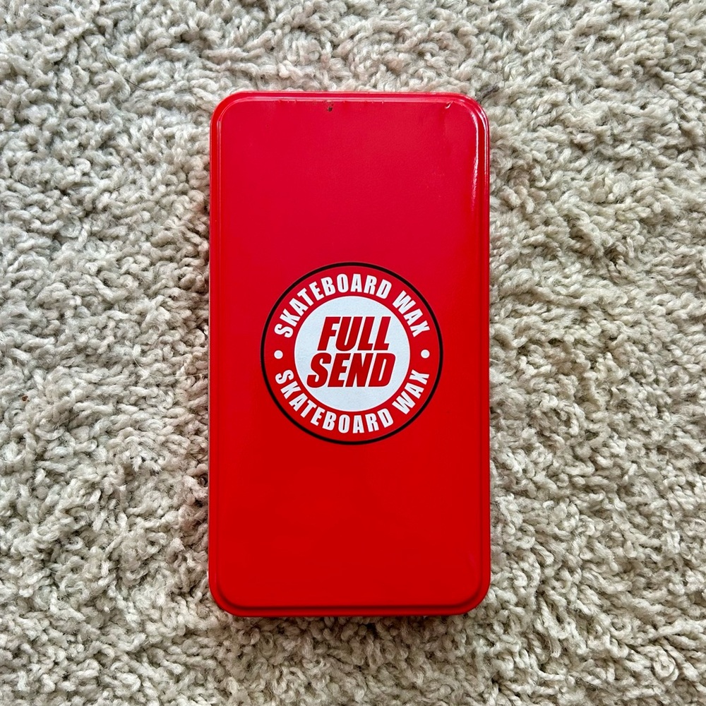 NIP Full Send Skateboard Wax Tin